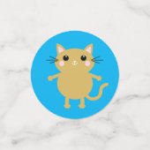 Kitty Cat Birthday Party Kinder Confetti (Kleine voorkant)