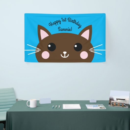 Kitty Cat Birthday Party Kinder Spandoek (Beurs)