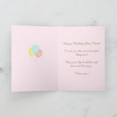 Kitty Cat Birthday wil vrienden Kaart (Binnen)