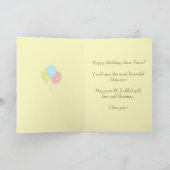 Kitty Cat Birthday wil vrienden Kaart (Binnen)