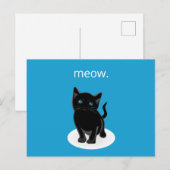 Kitty Cat Briefkaart (Voorkant / Achterkant)