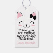 Kitty Cat Cadeaulabel (Voorkant)