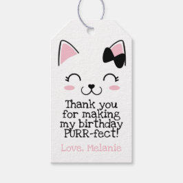 Kitty Cat Cadeaulabel
