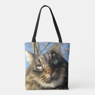 Kitty Cat Custom All-Over-Print Canvas tas