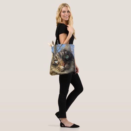 Kitty Cat Custom All-Over-Print Canvas tas (Op model)