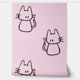 Kitty Cat Design Behang