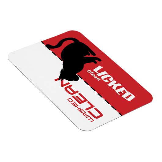 Kitty Cat Dishwasmachine Magnet - Verbruikte reini Magneet (Rechterzijde)