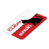 Kitty Cat Dishwasmachine Magnet - Verbruikte reini Magneet (Linkerzijde)