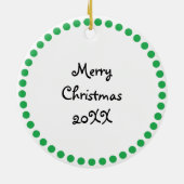 Kitty Cat eet Ramen Noodles Keramisch Ornament (Achterkant)