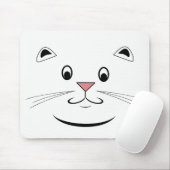 Kitty Cat Face Muismat (Met muis)