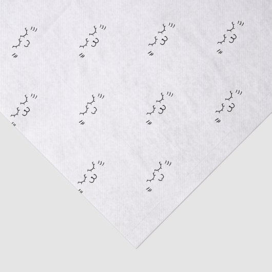 Kitty Cat Face Tissuepapier (Detail)