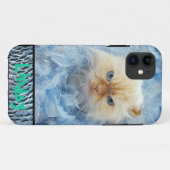 Kitty Cat Feathers Case-Mate iPhone Case (Achterkant (horizontaal))
