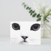 Kitty Cat Features Briefkaart (Staand voorkant)