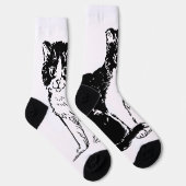 Kitty Cat Fine Art Sokken (Rechts)