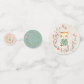 Kitty Cat Floral Girly Kitten Confetti (Voorkanten)