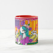 Kitty Cat Friends beroemd gemaakt door Morning Cof Mok (Midden)