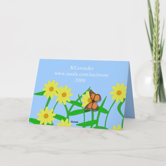 Kitty Cat & Friends Kaart (Achterkant)