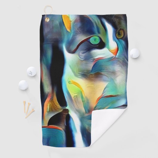 Kitty Cat Golfhanddoek (Insitu)