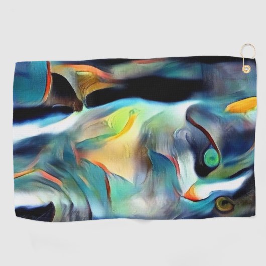 Kitty Cat Golfhanddoek (Horizontaal)