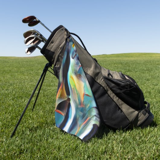 Kitty Cat Golfhanddoek (Groen)