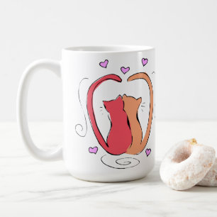 Kitty Cat, Heart Tails Ik bewonder alle mouwen Koffiemok