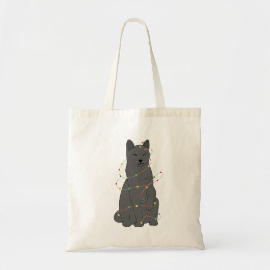 Kitty cat illustratie tote bag (Voorkant)