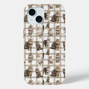 Kitty Cat iPhone 15 Telefoonhoesje iPhone 15 Case