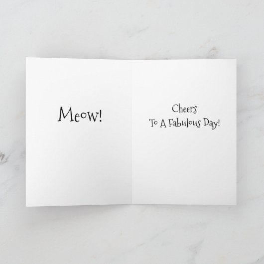 Kitty Cat-kaart Kaart (Binnen)