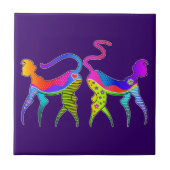 KITTY CAT KATZ CERAMIC TILE, ONDERZETTER or TRIVET Tegeltje (Voorkant)