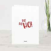 Kitty Cat Kerstvakantie Groeten Kaart (Achterkant)