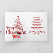 Kitty Cat Kerstvakantie Groeten Kaart (Binnen)