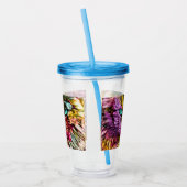 Kitty Cat Kitten Artsy Design Acryl Drinkbeker (Links)