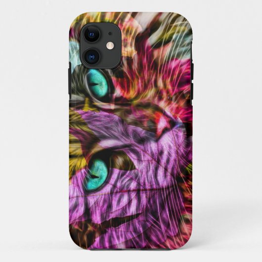 Kitty Cat Kitten Artsy Design Case-Mate iPhone Case (Achterkant)