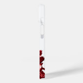 KITTY CAT, KITTEN MET RODE ROSES GEM MONOGRAM, wit Case-Mate iPhone Case (Achterkant / Links)