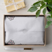 Kitty Cat Kitten Roze Paarse gouden verjaardagsfee Tissuepapier (Geschenk)