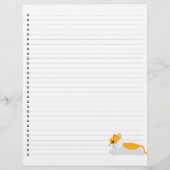 Kitty Cat Lined Letterhead (Voorkant)