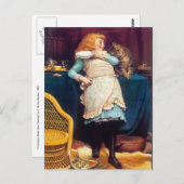 Kitty Cat Love - kunst Briefkaart (Voorkant / Achterkant)