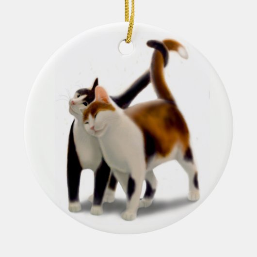 Kitty Cat Love Ornament (Voorkant)