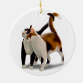 Kitty Cat Love Ornament (Achterkant)