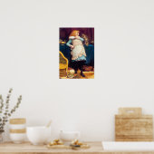 Kitty Cat Love -  schilderen - van Barber Poster (Keuken)