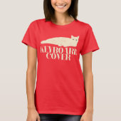 Kitty Cat maakt als een keyboard Hoesje T-shirt (Voorkant)