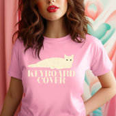 Kitty Cat maakt als een keyboard Hoesje T-shirt