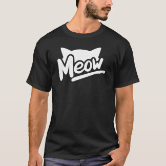 Kitty Cat Meow met Schattigee Kitten Ears T-shirt