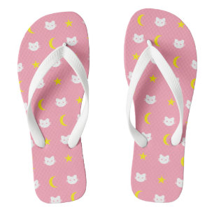 Kitty Cat Moon en Sterren Teenslippers