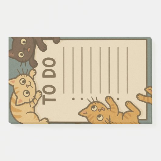 Kitty Cat Pad To Do List Post-it® Notes (Voorkant)