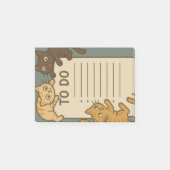 Kitty Cat Pad To Do List Post-it® Notes (Voorkant)