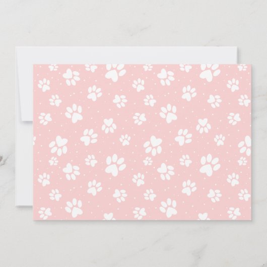 Kitty Cat Party | Leuke kleurrijke kinderen verjaa Kaart (Achterkant)