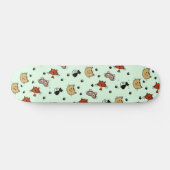 Kitty Cat Pattern Persoonlijk Skateboard (Horizontaal)