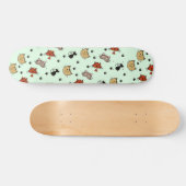 Kitty Cat Pattern Persoonlijk Skateboard (Horizontaal)