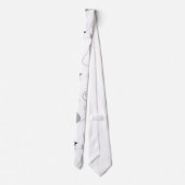 Kitty Cat Pattern Stropdas (Achterkant)